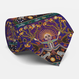 Mexikanische aztekische Mayagöttin-ethnische Krawatte