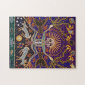 Mexikanische aztekische Mayagöttin-ethnische Puzzle (Horizontal)