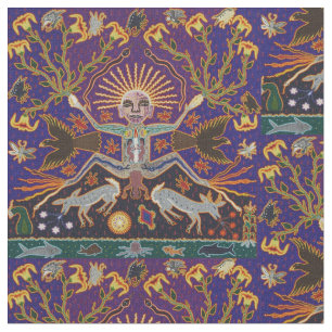 Mexikanische aztekische Mayagöttin-ethnische Stoff