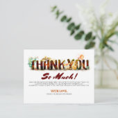 mexikanische Babydusche Danke Einladungspostkarte (Stehend Vorderseite)