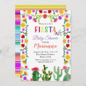 Mexikanische Babyparty Fiesta Cinco Des Mayo laden Einladung (Vorne/Hinten)