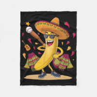 Mexikanische Banane spielen Baseball Funny Cinco D