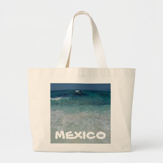 mexikanische Beach-Bag Jumbo Stoffbeutel (Vorne)