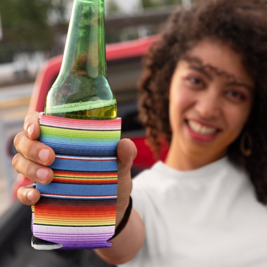 mexikanische Blanket-Fiesta Streifen farbenfroh Dosenkühler