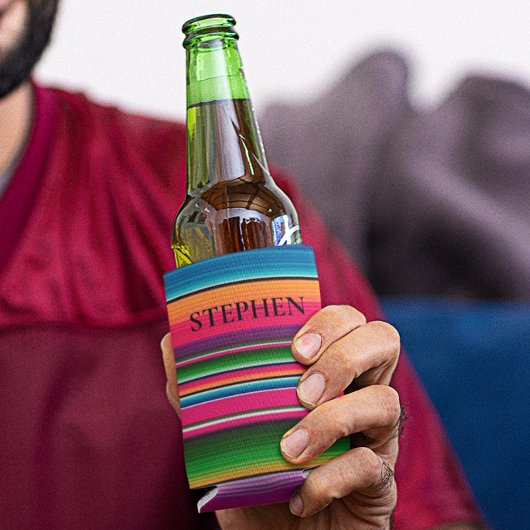 mexikanische Blanket-Fiesta Streifen farblich nach Dosenkühler