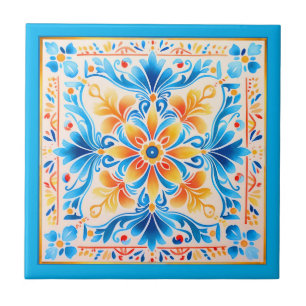 Mexikanische Blume Art Keramik Tile Fliese