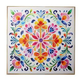 Mexikanische Blume Art Keramik Tile Fliese