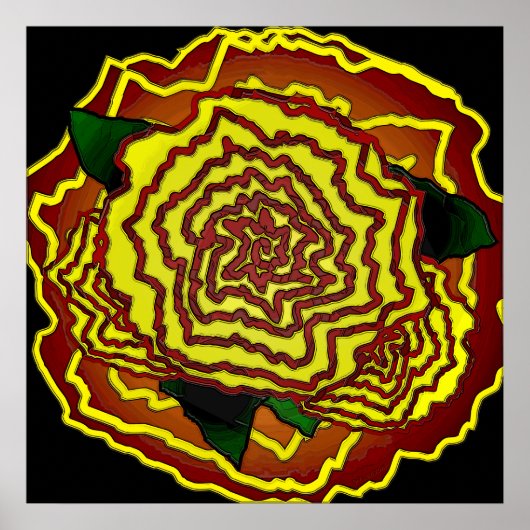 mexikanische Blume Poster (Vorne)