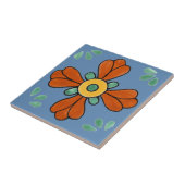 mexikanische Blume, Western, Fliese (Seite)