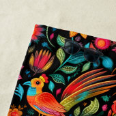 mexikanische Blumenfarben Strandtuch (Beispiel)