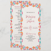 mexikanische Blumenkost Programm (Vorne/Hinten)