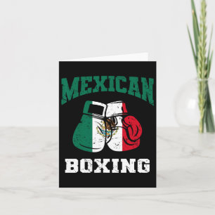 Mexikanische Boxhandschuhe Mexiko Prix Patriotisch Karte