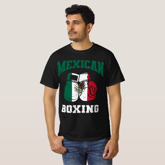 Mexikanische Boxhandschuhe T-Shirt (Vorne ganz)