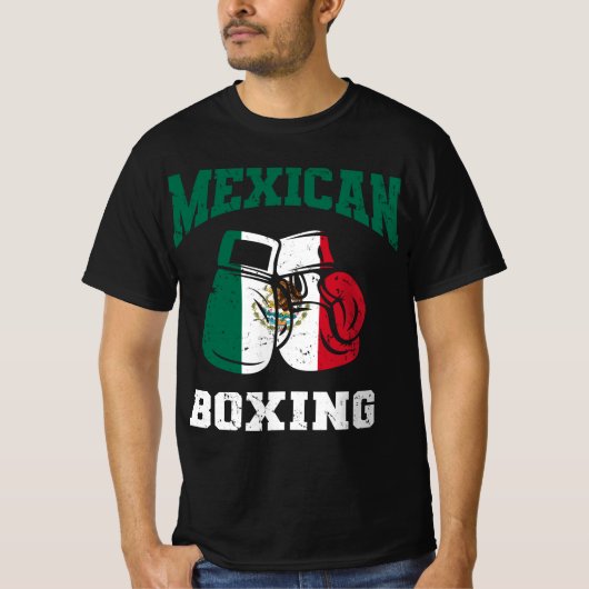 Mexikanische Boxhandschuhe T-Shirt (Vorderseite)