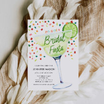 mexikanische Bridal Fiesta Dusche Einladung