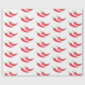 mexikanische Chili Geschenkpapier (Flach)