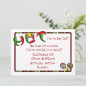 Mexikanische Chili-Pfeffer-Fiesta Einladung (Stehend Vorderseite)