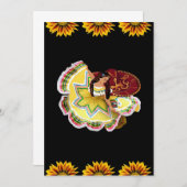 Mexikanische Chineanerämie Einladung (Vorne/Hinten)