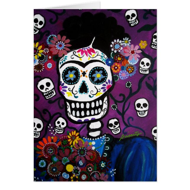MEXIKANISCHE DAME CARD (Vorne)