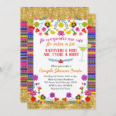 Mexikanische Dusche Fiesta Einladung (Vorne/Hinten)