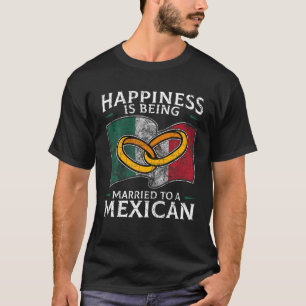 Mexikanische Ehe Mexiko Hochzeit Verheiratetes Erb T-Shirt