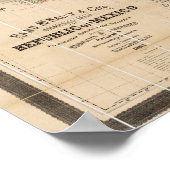 Mexikanische Eisenbahn Poster (Ecke)