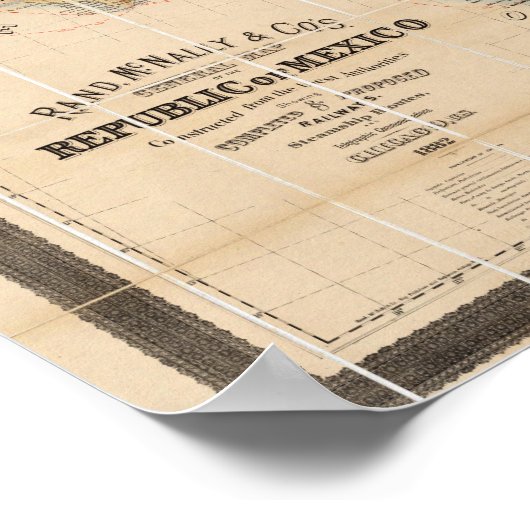 Mexikanische Eisenbahn Poster (Ecke)