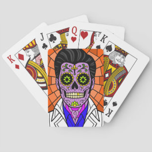 Mexikanische Elvis-Buntglas-Spielkarten Spielkarten