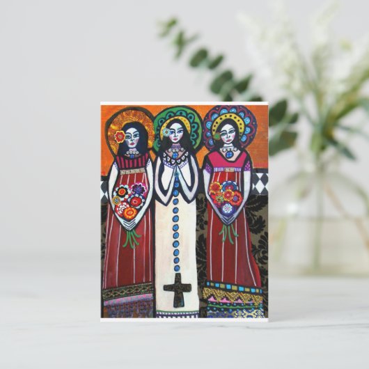 Mexikanische Engel Postkarte (Stehend Vorderseite)