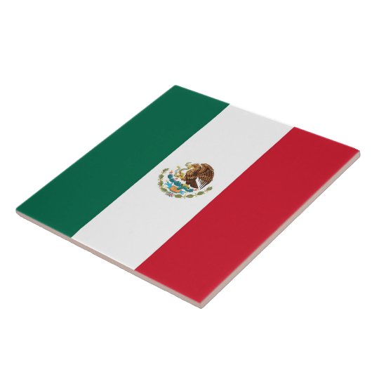 mexikanische Fahne Fliese (Seite)
