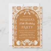 Mexikanische Feier Geburtstagsparty Talavera Einla Einladung (Vorderseite)