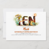 Mexikanische Fiesta 10. Geburtstagsparty Einladung (Vorderseite)