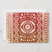 Mexikanische Fiesta 6. Geburtstagsparty Einladung (Rückseite)