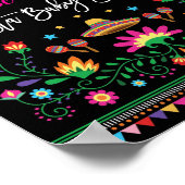 mexikanische Fiesta Baby Dusche Begrüßungspakete D Poster (Ecke)