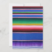 Mexikanische Fiesta Baby Dusche Einladung (Rückseite)