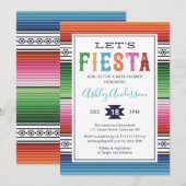 Mexikanische Fiesta Baby Dusche Einladung (Vorne/Hinten)