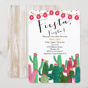 Mexikanische Fiesta-Baby-Shower-Einladung Einladung