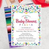 mexikanische Fiesta Baby Shower Einladung - farben