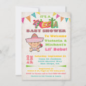 Mexikanische Fiesta Baby Shower Einladungen (Vorderseite)