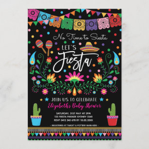 Mexikanische Fiesta Cinco De Mayo Babydusche Einladung