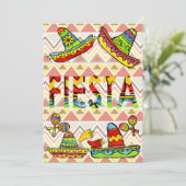 Mexikanische Fiesta Cinco de Mayo Einladungen Zick (Stehend Vorderseite)