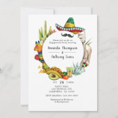 Mexikanische Fiesta-Engagement-Partei für Wasserfa Einladung (Vorderseite)