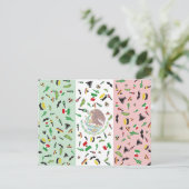 Mexikanische Fiesta - Flagge Mexikos Postkarte (Stehend Vorderseite)