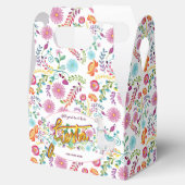 Mexikanische Fiesta Folk Blume Lama Personalisiert Geschenkschachtel (Geöffnet)