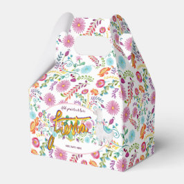 Mexikanische Fiesta Folk Blume Lama Personalisiert Geschenkschachtel