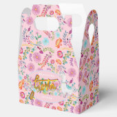 Mexikanische Fiesta Folk Blume Llama Pink Personal Geschenkschachtel (Geöffnet)