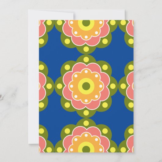 Mexikanische Fiesta Fun farbenfrohe Jungs Geburtst Einladung (Rückseite)