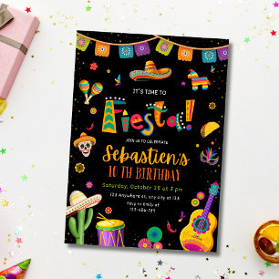 mexikanische Fiesta Geburtstagsfeier, Kindergeburt Einladung