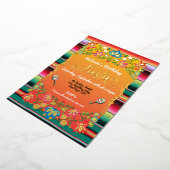 Mexikanische Fiesta-Geburtstagspartei Folieneinladung (Gedreht)