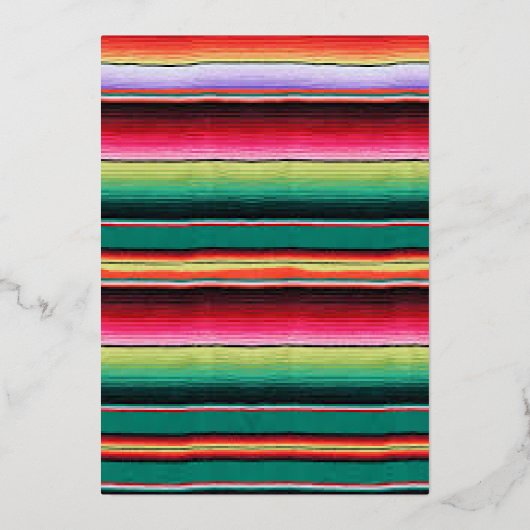 Mexikanische Fiesta-Geburtstagspartei Folieneinladung (Rückseite)